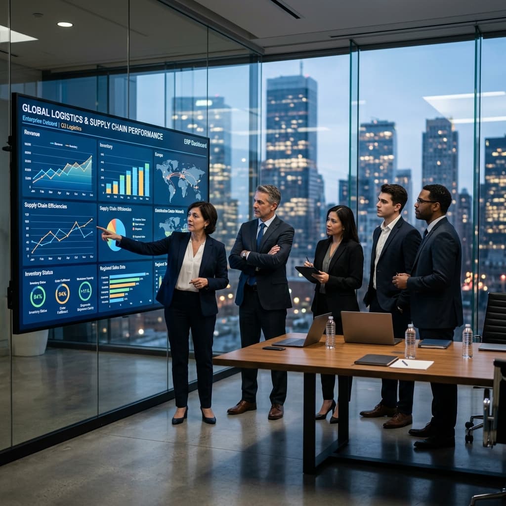 ERP Dashboard Analytics
